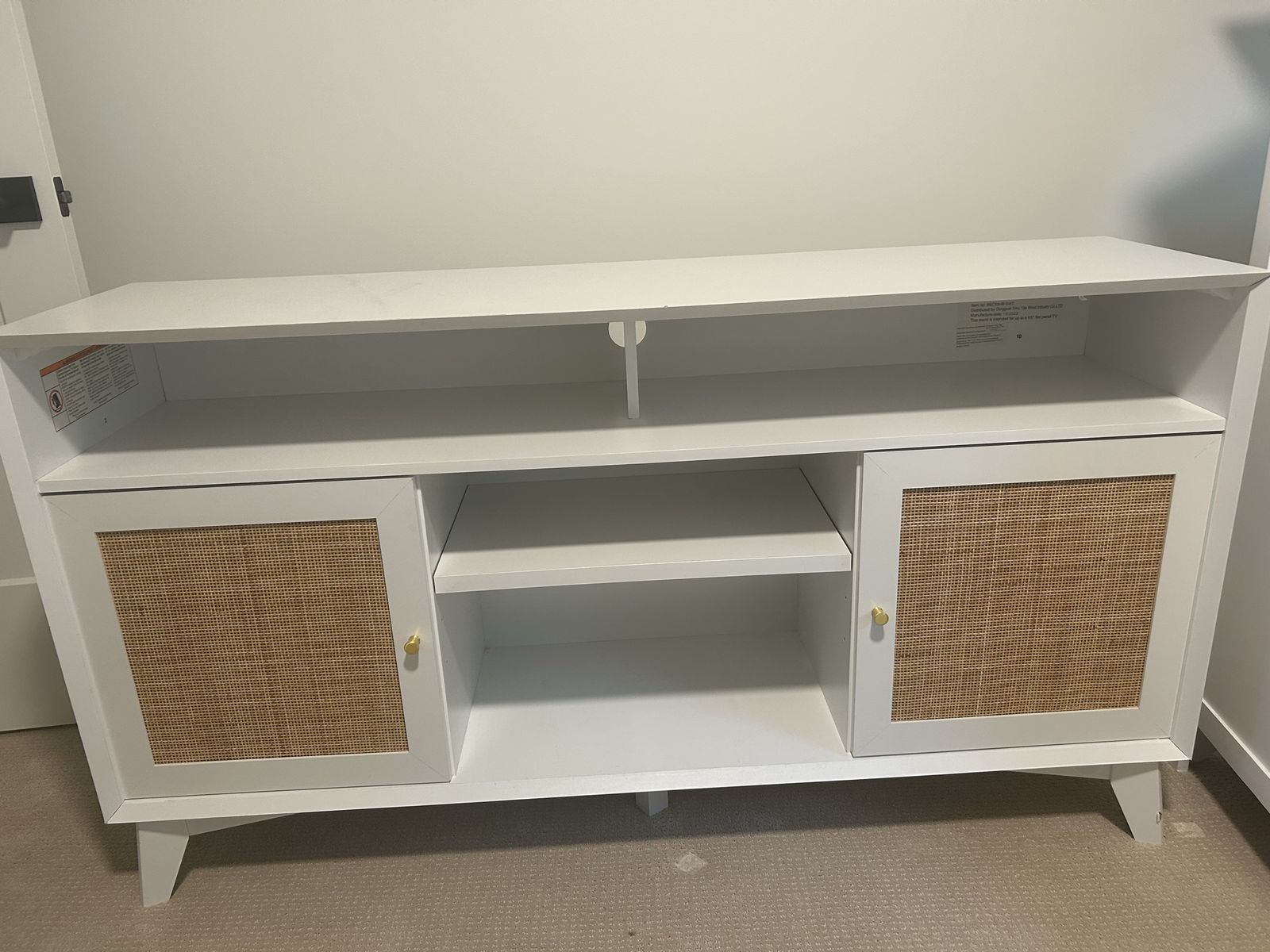 White TV Stand