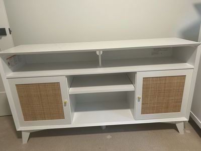 White TV Stand