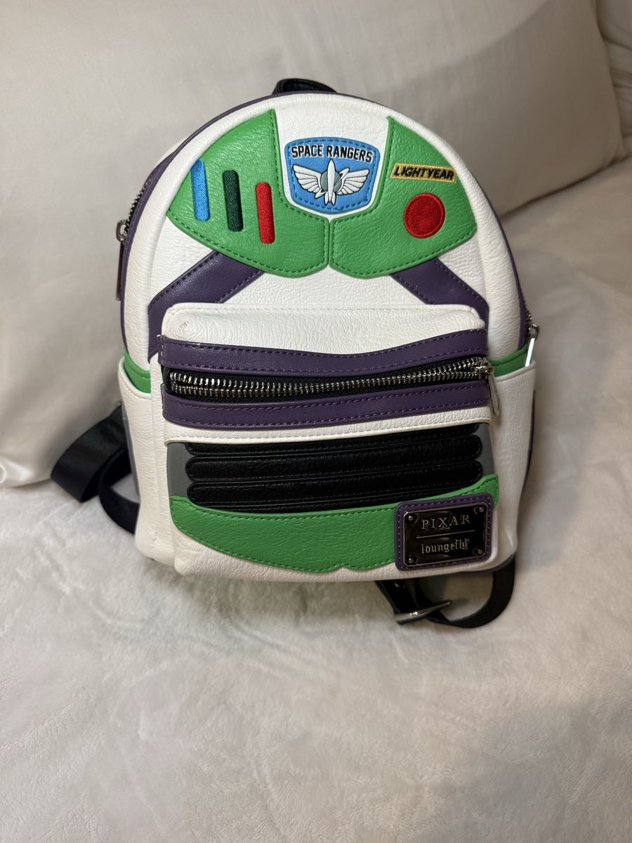 Loungefly Disney Pixar Buzz Lightyear Mini Backpack - Space Ranger Design