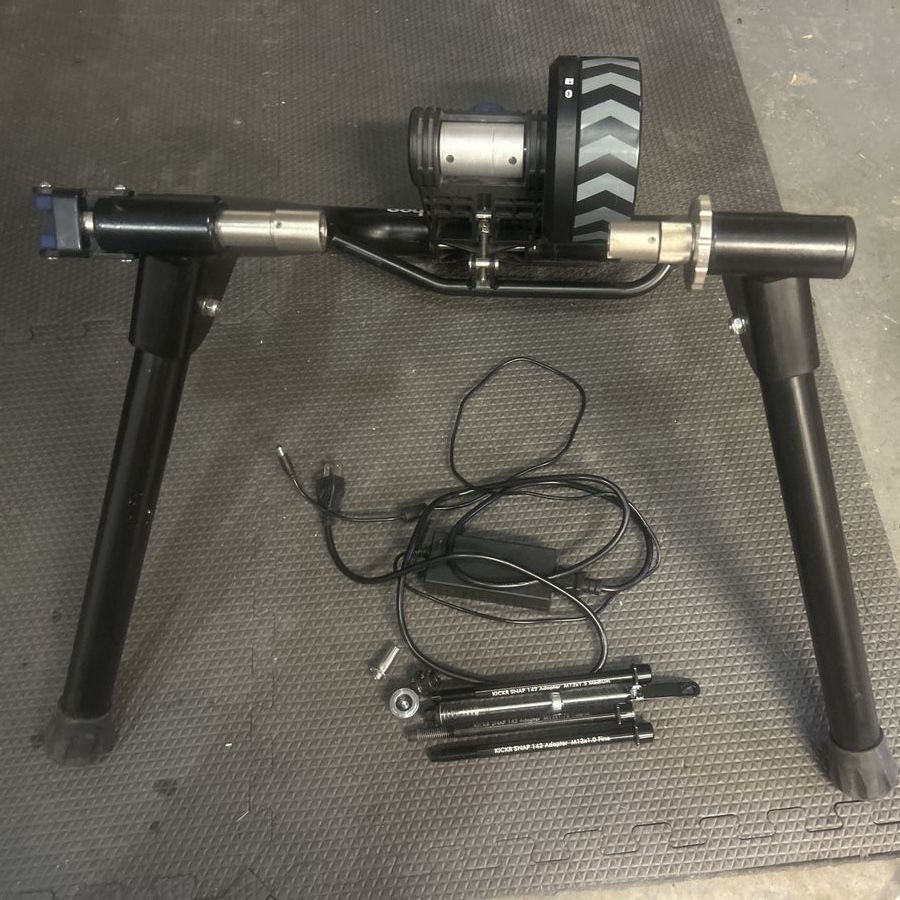Wahoo Kickr Snap Smart Trainer - Indoor Cycling Bike Trainer with Power Adapter