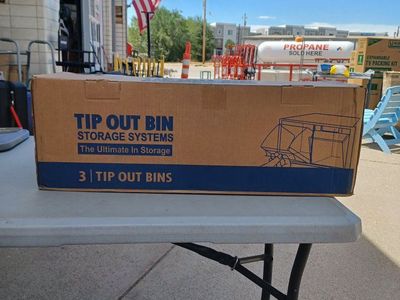 Tip Out Bin Storage Systems - 3 Tip Out Bins for ultimate organization