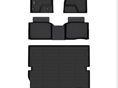 HAFIDI All-Weather Custom Fit Car Floor Mats & Cargo Liner for Mitsubishi Outlander PHEV 2023-2025