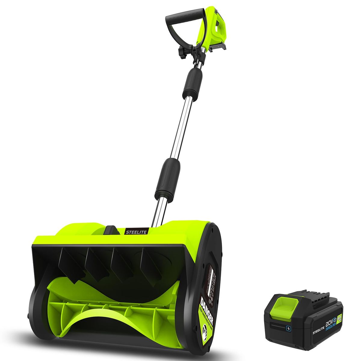 Snow Shovel, Cordless, 12-Inch Battery Powered