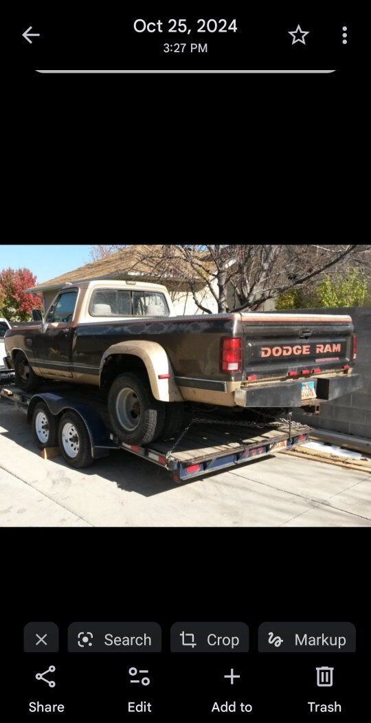 1990 Dodge D350 Duelly Cummings