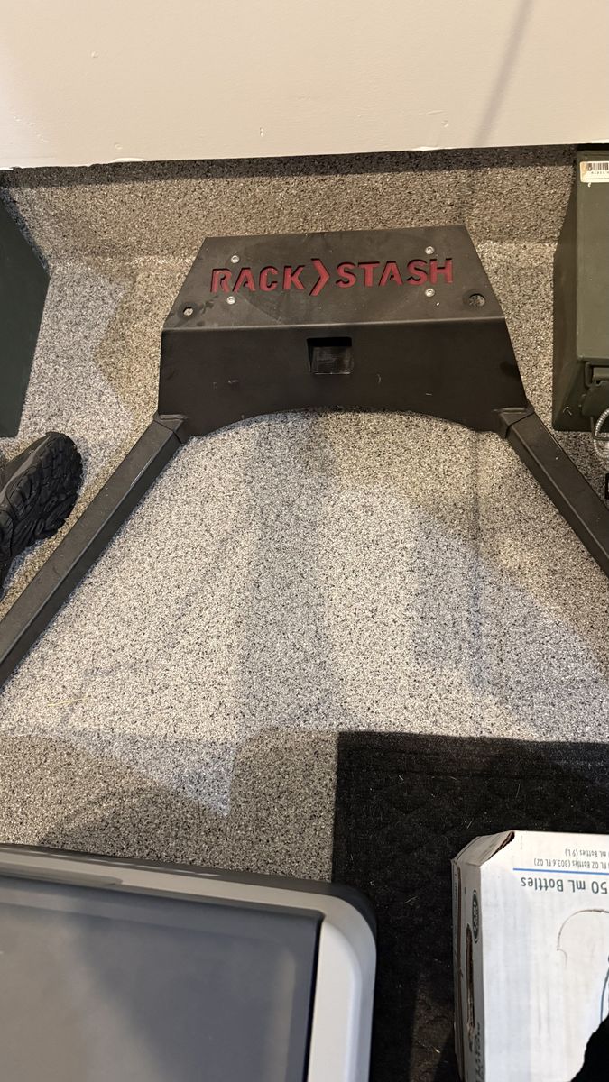 1UP USA Rack Stash - Freestanding Garage Storage Stand for 2 inch Receiver 