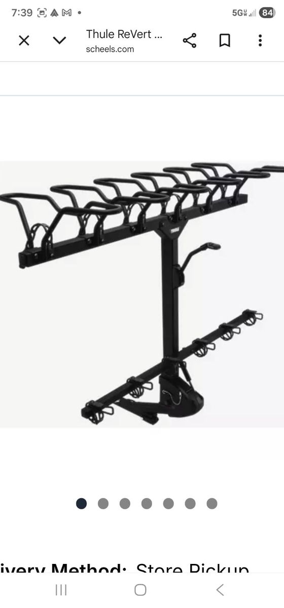 LIKE NEW- Thule Revert 6 Vertical Hitch