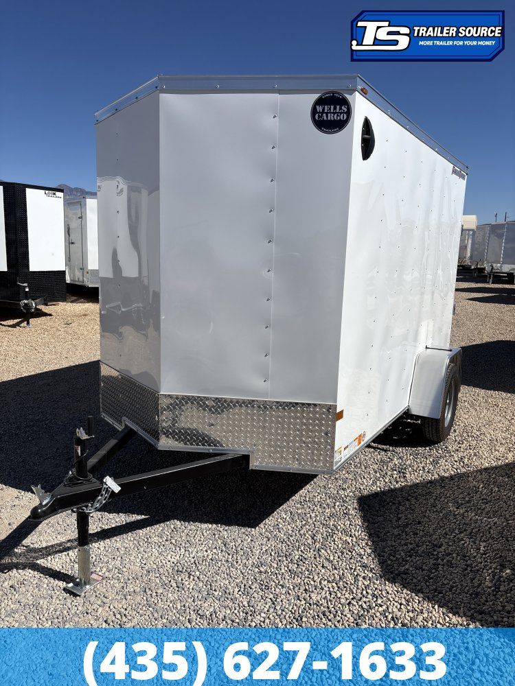 6x10 Wells Cargo FastTrac Enclosed Cargo Trailer - 6'6" Interior - 3.5K GVWR -