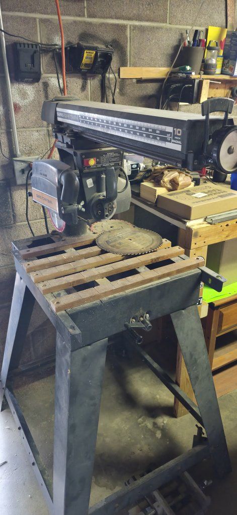 Craftsman 10-Inch Radial Arm Saw with Stand
