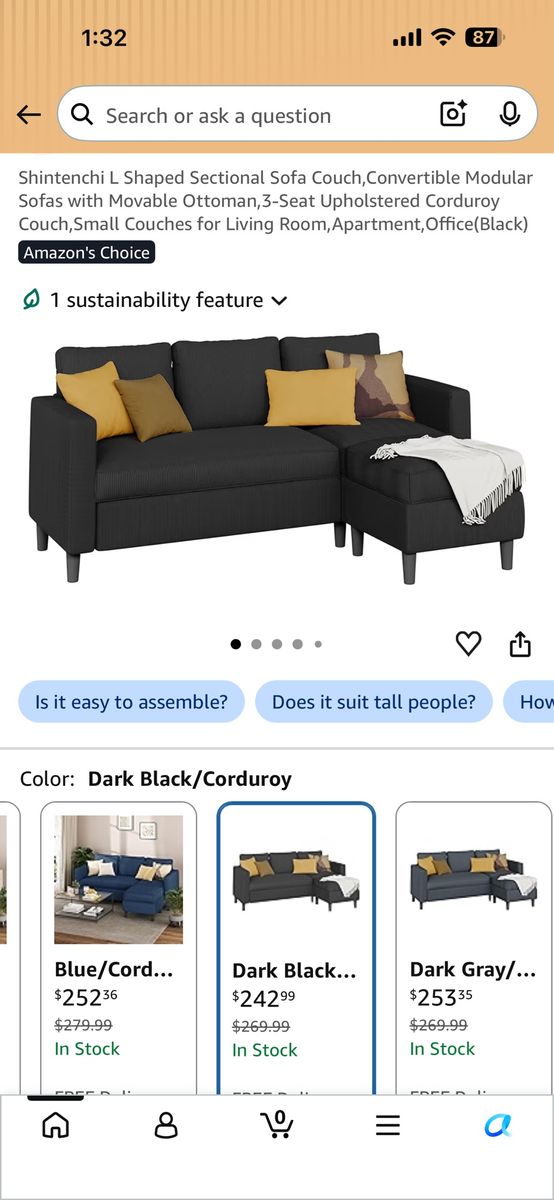 Sectional Sofa Couch