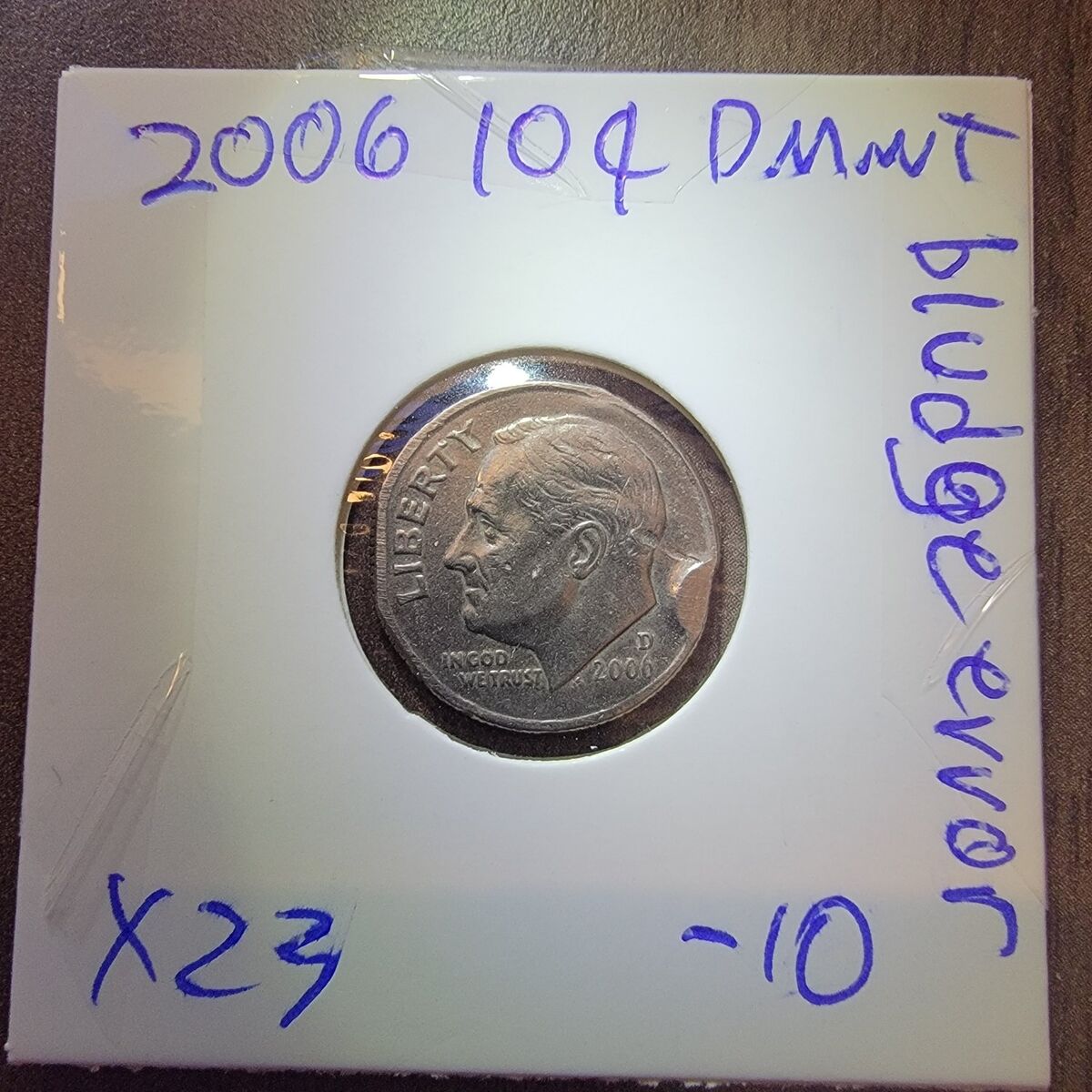 2006 bludge error dime.