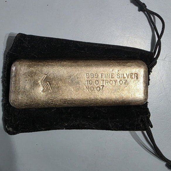 .999 10 oz Silver Bar