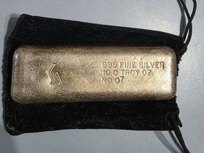 .999 10 oz Silver Bar