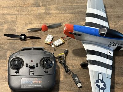 RC plane hobby zone p51d