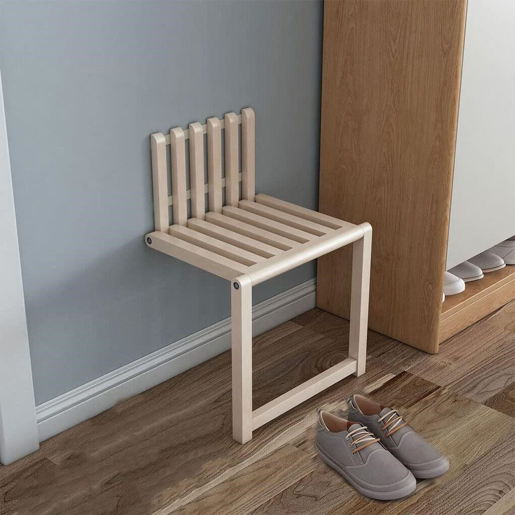 16.5in Wall-Mounted Folding Chair