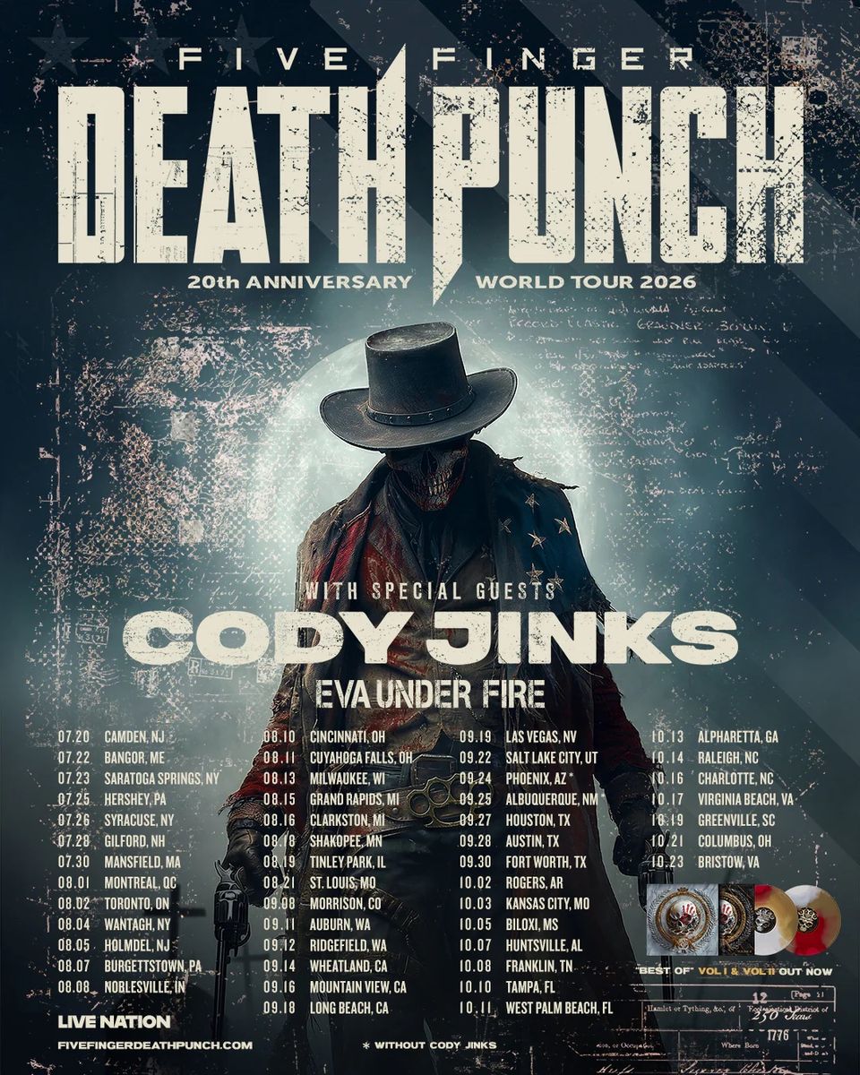 Five Finger Death Punch at UFCUA Box Suite 7