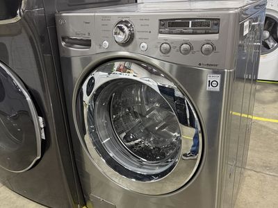 LG Direct Drive Front Load Washer - Steam, TrueBalance- Gray/Stainless Steel