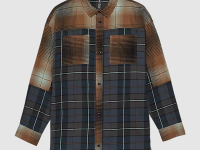 Fox Racing Womens Small Oversized Flannel Shirt, Dark Vintage Blue (32827-564-S-L-BIN7)