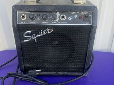 Squier SP-10 Guitar Amplifier - Compact Practice Amp with Headphone Out