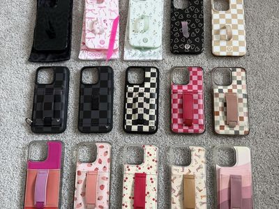 Lot of 15 iPhone 15 Pro Max Cases - Loopy, Walli & More Assorted Designs