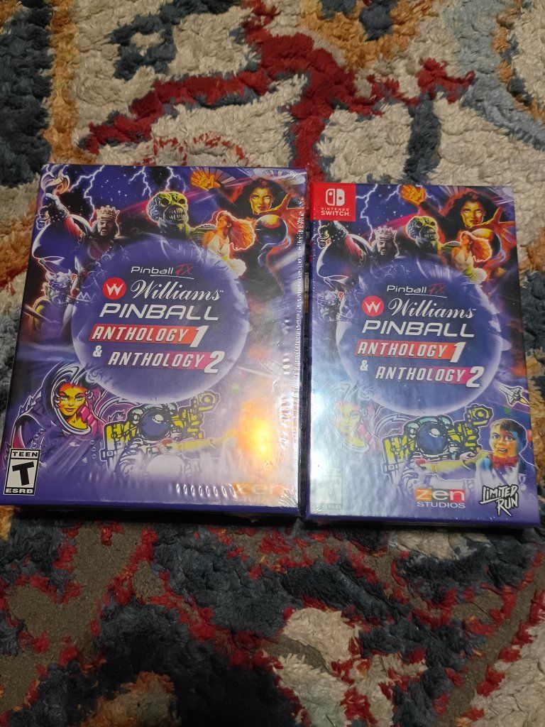 Pinball FX Williams Pinball Anthology 1 & 2 Limited Run Bundle - New Factory Sealed