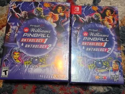 Pinball FX Williams Pinball Anthology 1 & 2 Limited Run Bundle - New Factory Sealed
