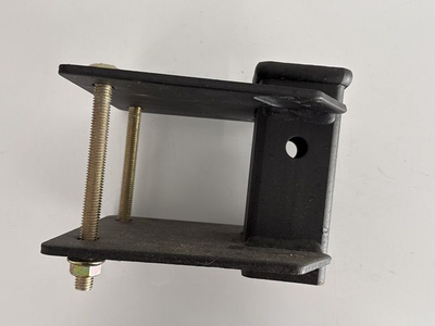 Bolt on 2" hitch receiver bumper mount