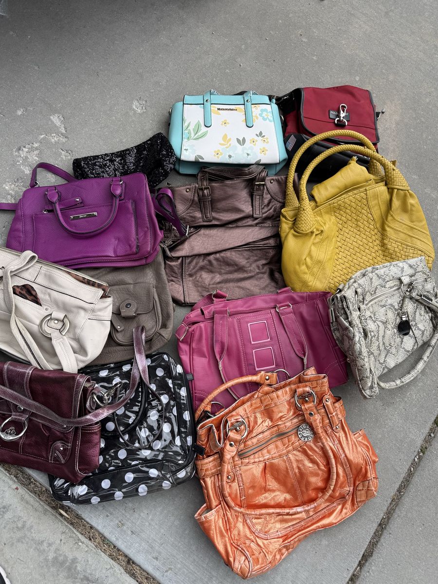 Assorted purses and wallets