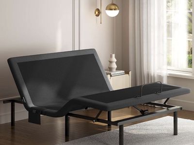 Adjustable Bed Frame Black Powered Base