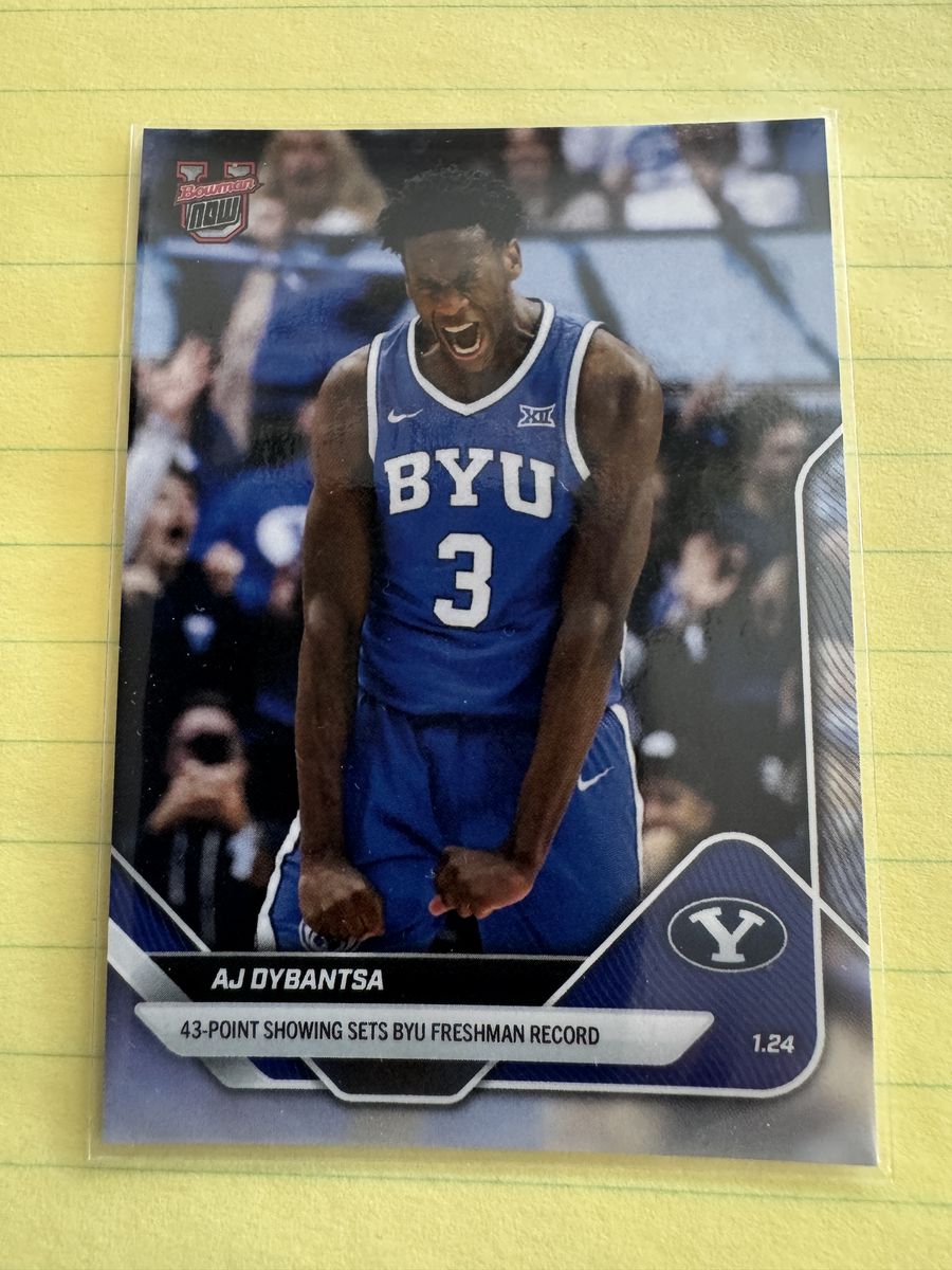 AJ Dybansta Topps Now Card