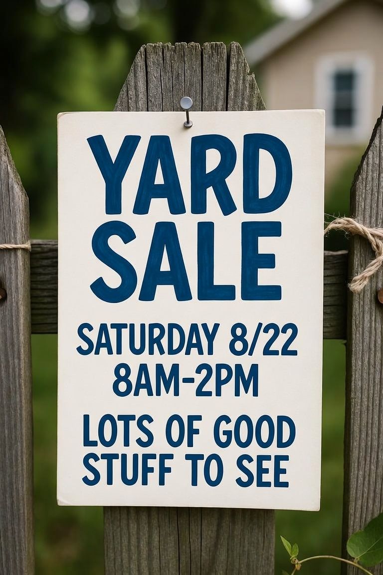 Yard sale