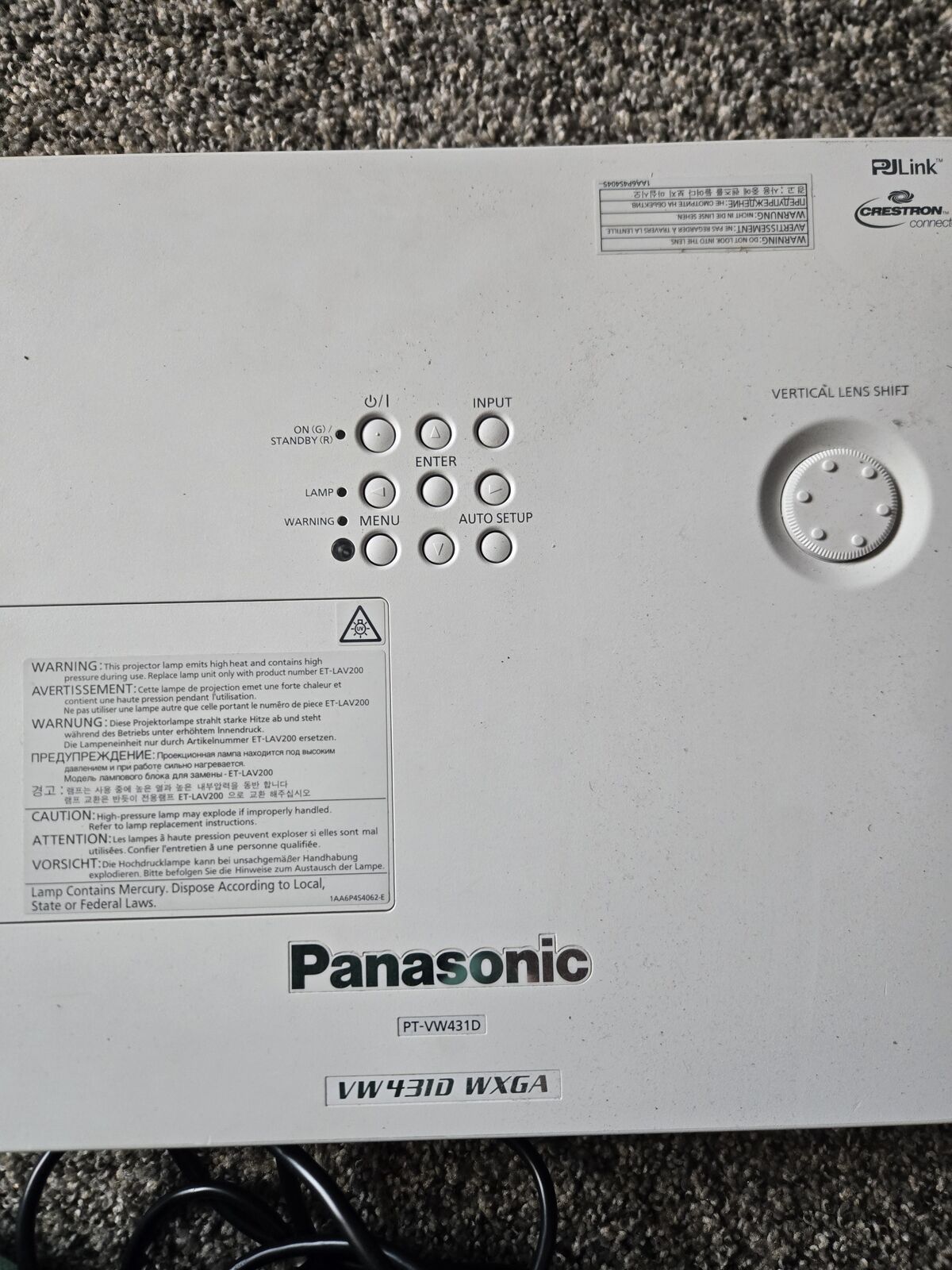 Panasonic PTVW431D
