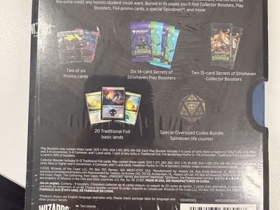 Magic the Gathering: The Secret of Strixhaven Codex Bundle - Looking to trade or make me an offer.