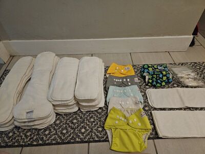 Reusable Diapers Baby Shell and Inserts
