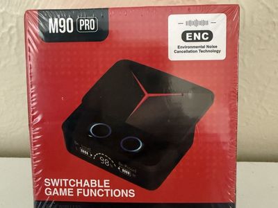 M90 PRO V5.3 Wireless Earbuds with ENC & Switchable Game Functions