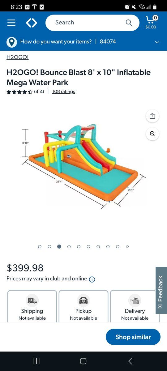 H2OGO inflatable water park