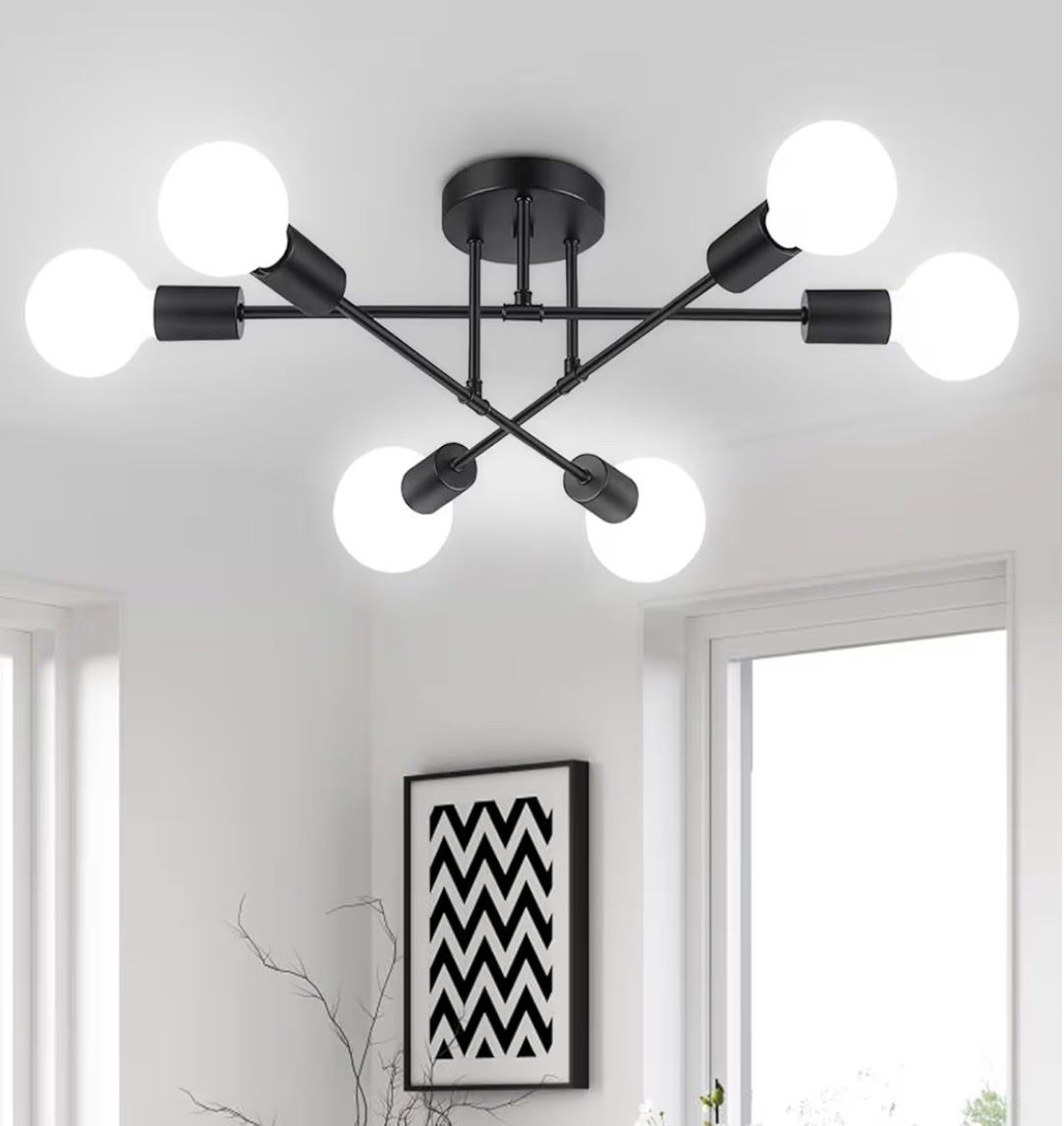 6-Light Ceiling Light Fixture