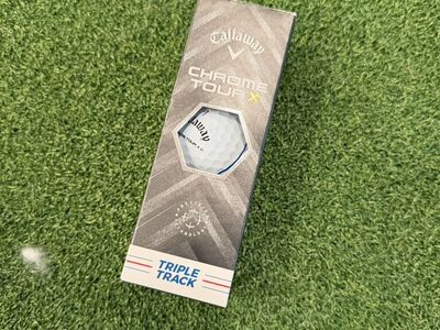 New Callaway Chrome Tour X Triple Track Golf Balls