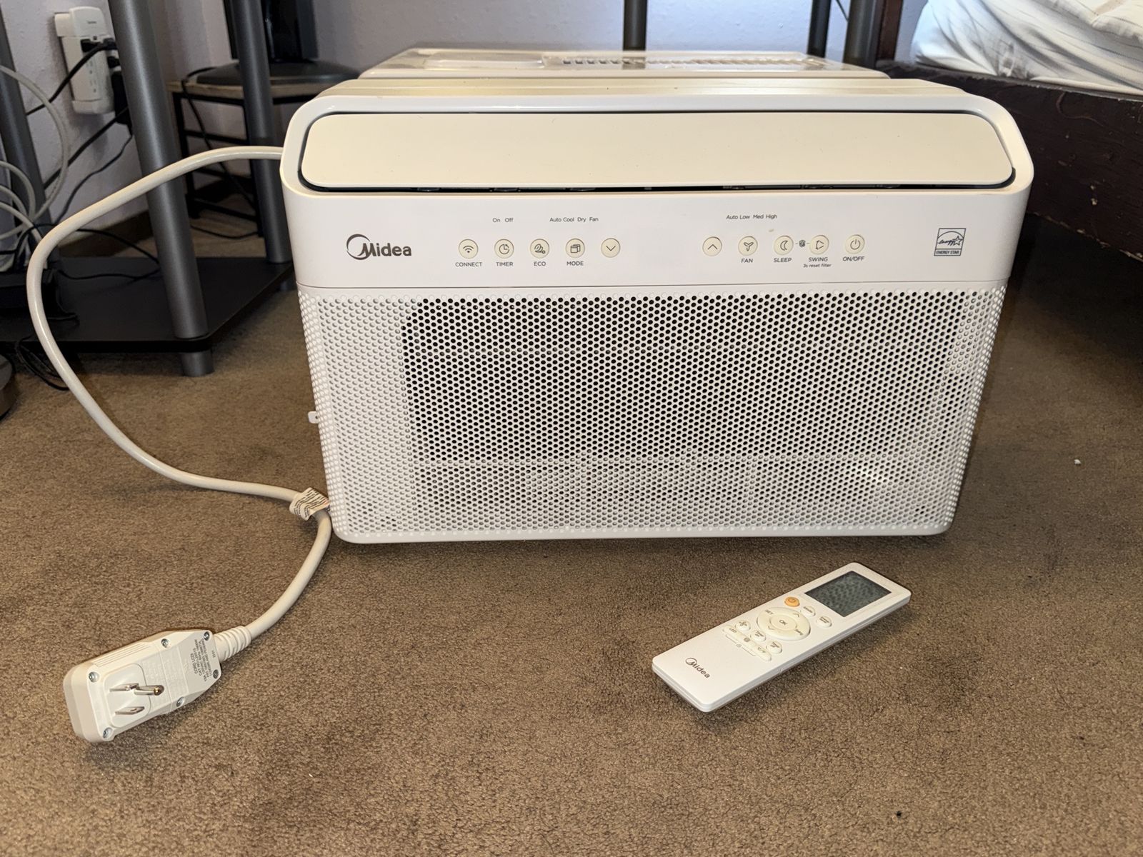 Midea 12,000 BTU U Shaped Smart Inverte Window AC