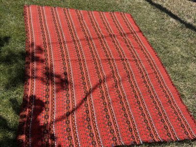 Vintage mid century Afghan Tribal Rug