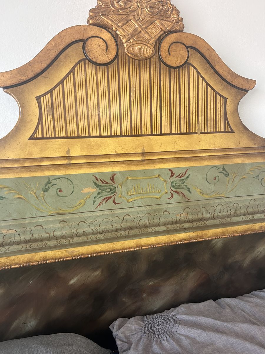 Hand painted Cali King Bed Frame