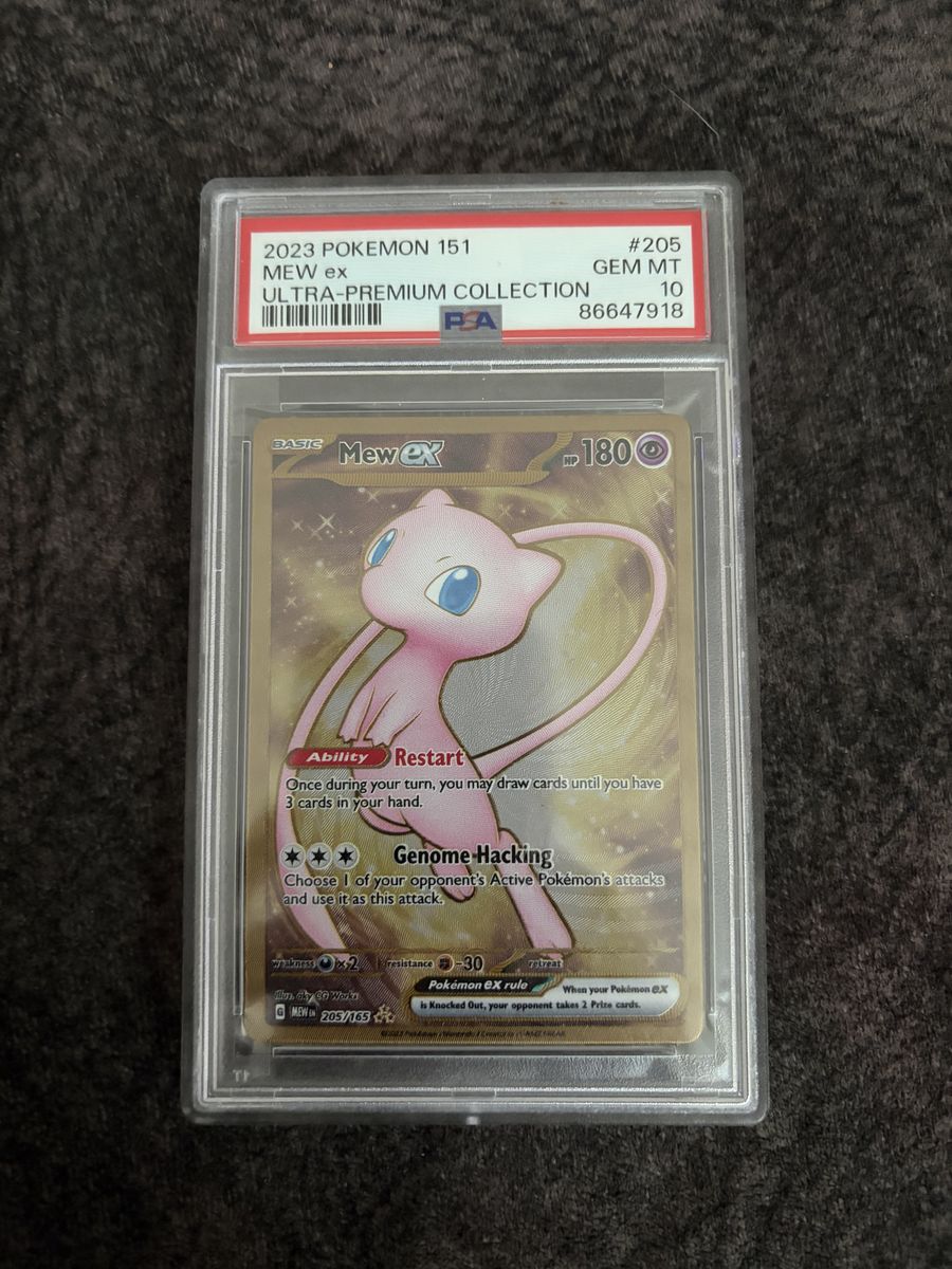 Mew EX 205 Metal PSA 10