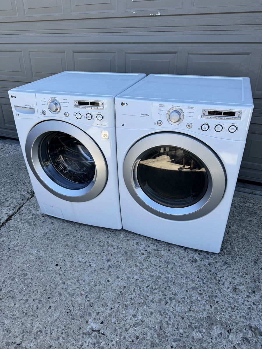 Smart LG Washer and Dryer