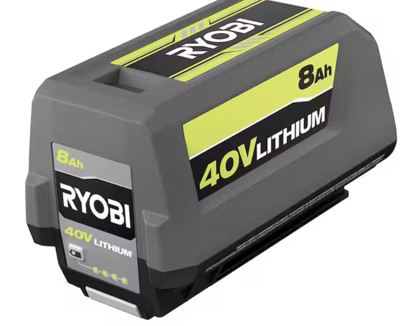 RYOBI 40V Lithium-Ion 8.0 Ah High Capacity Battery