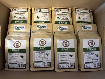 BATCH SALE! 24 Bags Brazilian Specialty ORGANIC Coffee Lot - $120