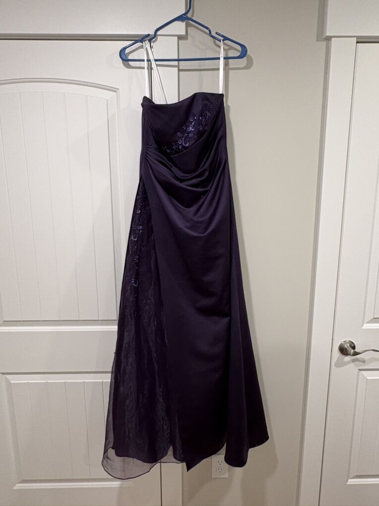Davids Bridal Purple Formal/Prom Drezz Size 6