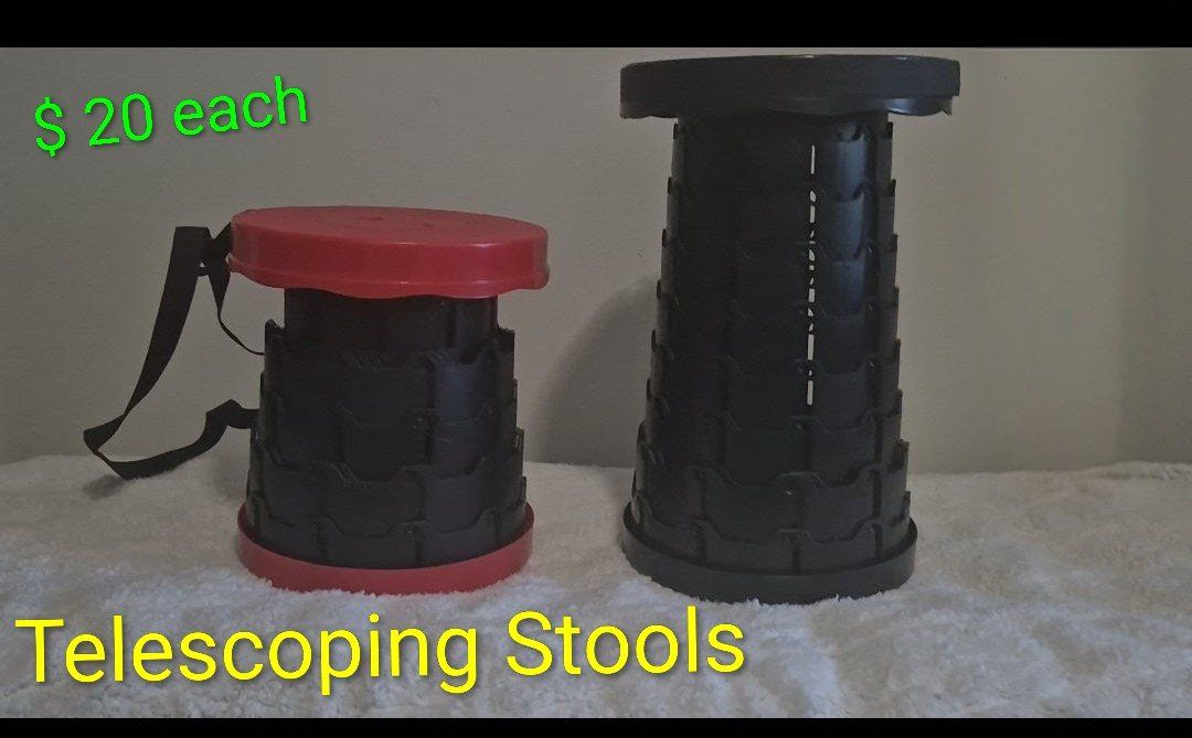 Portable Collapsible Telescoping Stools