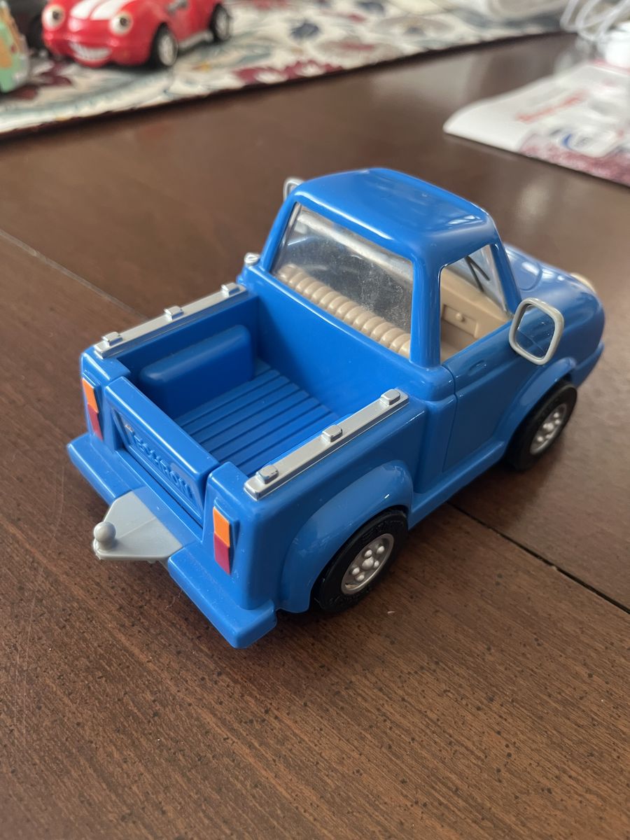 Chevron blue truck