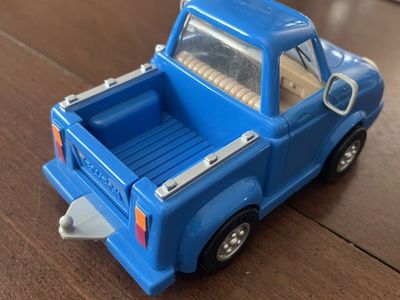 Chevron blue truck