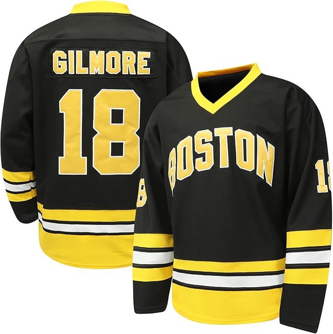 Happy Gilmore #18 Jersey Boston Adam Sandler 1996 Movie Ice Hockey Jersey