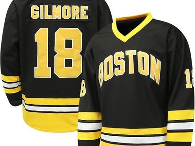 Happy Gilmore #18 Jersey Boston Adam Sandler 1996 Movie Ice Hockey Jersey
